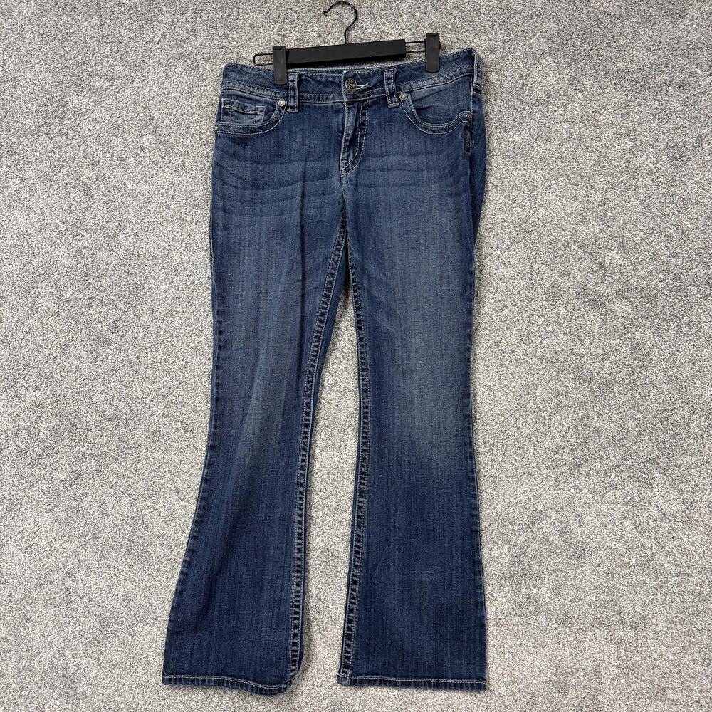 Silver Jeans Co Suki Bootcut Jeans Womens 30x29.5 Blue Stretch Denim Y2K Western